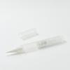 Tubo de rímel líquido transparente negro de 3 ml, botella de embalaje de pluma blanqueadora, botella para envasado de líquido de base, pluma de maquillaje tipo prensa