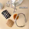 Diadema Plegable y Extensible para Mujer, con Dientes para Control Antideslizante del Cabello, Adecuada para Lavarse la Cara, Organizar el Cabello Suelto y Asegurar el Flequillo