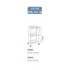 Estante de Almacenamiento Retráctil de Piso a Techo para Baño, Estante de Almacenamiento de Plástico Multicapa, Estante de Almacenamiento Sándwich para Inodoro