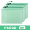 Bolsa para Documentos A4 com Zíper PVC Espessado Grade Transparente Grande Capacidade Papelaria Estudantil Bolsa com Borda Selada Documentos de Escritório Arquivos