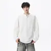 Camiseta Henley de Manga Larga Estilo Old Money para Hombre y Mujer, Nueva Tendencia Verano-Otoño 2026 Marca Suelta Casual Versátil Camiseta Básica