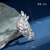 Broche, Gama Alta, Lujo Ligero, Ramillete para Mujer, Insignia, Perla de Cristal, Pin de Alta Gama, Accesorio Doble Propósito para Bufanda, Venta al por Mayor de Fábrica
