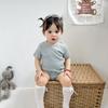 Ropa para Bebé Súper Linda de Celebridad de Internet Traje de Verano para Niña Shorts Protectores de Vientre Camiseta de Manga Corta de Algodón Puro Tesoro de Bebé de un Año para Niño