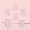 Contas acrílicas lágrimas azuis estrela de cinco pontas azul pingente de borboleta com contas material DIY feito à mão pulseira caseira combinar