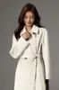 Abrigo de Lana Cachemir Doble Cara 2025 Nuevo Otoño e Invierno Elegante de Un Botón Abrigo de Lana para Mujer Abrigo Alto