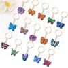 Colorido Borboleta Série Dunhuang Pequena Jóias Pingente Presente Cartoon Keychain