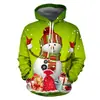 Nuevo comercio exterior transfronterizo Europa y Estados Unidos Navidad floral Amazon AliExpress estación independiente impresión suéter para hombre