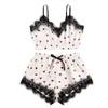 Ropa de Casa Pijamas Satín Imitación Seda Sexy Encaje Camisola Sujetador Conjunto de Lencería Hogar Delgado Casual Cómodo