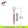 Tee de Golf Más Vendido Transfronterizo del Fabricante Bolixi Tee de Plástico Funda de Goma Blanda Tee Rayado Soporte de Tee de Colores