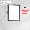 Espejo de Baño Inodoro Inodoro Espejo de Cristal Espejo Cuadrado Colgante de Pared Sin Perforaciones Colgante Horizontal Colgante Vertical Soporte de Espejo