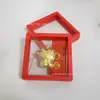 Colgante de Teléfono Dorado Llavero Gato de la Suerte Compañía de Oro Puro 999 Regalos Culturales Creativos Mayoreo