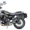 Coche muscle Wolf adecuado para Kawasaki Z650RS bolsa lateral bolsa lateral caja lateral retro modificación bolsa para casco cinturón impermeable marco de liberación rápida