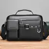 Bolso de mano para hombre Negocios para hombre Maletín para hombre Bolsa horizontal para computadora Bolso bandolera de mensajero moderno de gran capacidad GA