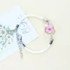 Popular Comercio Exterior Transfronterizo Amazon Flores Secas Naturales Flores Reales Flor de Cerezo Narciso Pulsera Piedra del Tiempo Estilo Cuerda de Milán