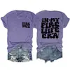 Esposa Ardiente en Mi Ardiente En Stock Casual Sencillo Estampado de Letras Camiseta para Mujer Exportación de Amazon Holgada Manga Corta