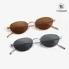 Gafas de Sol Ultraligeras de Titanio Puro 51 Estilo Ojo de Gato Old Money Mm98671 Gafas de Sol Anti-UV de Alta Gama para Mujer