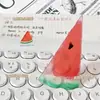 Lindos marcadores de frutas de dibujos animados creativos para recompensar a los estudiantes, marcadores acrílicos para fijar libros, marcadores de álbumes de fotos