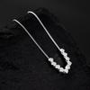 Shangying Plata de ley S925 perfecta collar de cuentas de la suerte moda sentido de diseño simple cadena clavicular cubo de azúcar al por mayor