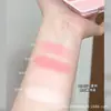 Paleta de Rubor e Iluminador de Cuatro Colores Love Light Wave Polvo para Rubor Color de Expansión Iluminador Mate Paleta de Rubor Iluminador para Rostro Color Nude