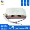 Fornecimento de fonte de alimentação de holofote LED externo isolado de 4-7 W, fonte de alimentação de alta potência isolada com garantia de três anos
