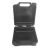 Caja de herramientas de plástico negro caja de embalaje de auriculares maleta de equipo caja de exhibición de productos forro de muestra fabricantes de soporte