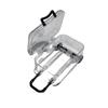 Estilo Igual Xiaohongshu Estilo Ins Simples Mini Mala de Rodinhas Caixa Transparente para Joias Brincos Acessórios de Cabelo Organizador Caixa Pequena