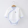 Roupinhas de bebê recém-nascido roupas de bainha de bebê recém-nascido primavera e outono algodão puro classe a macacão macacão triângulo outono e inverno