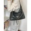 Bolsa Vintage de Gran Capacidad para Mujer con Acabado de Aceite, Nueva Moda 2026 Bolso de Hombro Cruzado para Viajes Diarios, Bolso Hobo de Alta Gama