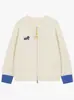 Cárdigan de Punto Bordado de Manga Larga, Color-Blocking Elegante y Moderno, Reductor de Edad para Mujer, Suéter Top Primavera 2026