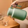 Nova Garrafa Térmica para Uso Doméstico, Grande Capacidade, Revestimento de Vidro, Garrafa Térmica, Dispenser de Água Fervente para Escritório, Garrafa com Infusor de Chá Tipo Pressão