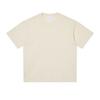 Camiseta de algodón de marca de moda para hombres y mujeres, de manga corta, con hombros caídos, de algodón pesado Xinjiang de 240 g, con escote pequeño, impresión publicitaria en camisetas