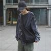 Ins Bolso de Mujer Moda Cool Estilo Lazy Gran Capacidad Bolso de Hombro ulzzang Bolso de Lona Bolso Bandolera