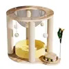 Brinquedo para gato, arranhador para gato, vara catnip para gato durável, poste arranhador para gato que não solta pelos, estrutura de escalada para gato, ferramenta de autoentretenimento, suprimentos para gato