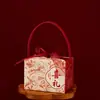 Cajas de dulces estilo chino para bodas, adecuadas para bodas, compromisos y como regalos para invitados; diseño floral retro; también adecuado para inauguraciones de casa y baby showers; cajas de papel