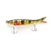 Cebo de Ocho Secciones, Cebo de Pesca Transfronterizo, Señuelo Duro de Plástico Multicolor, Equipo de Pesca de Venta Directa, Artículos de Pesca, Cebo Biónico Multisección