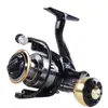 5 Carretilhas de Pesca Grandes, Atacado de Equipamentos de Pesca, Carretilhas de Linha de Pesca, Carretilhas para Vara de Pesca de Mar, Carretilhas para Pesca de Anzol, Carretilhas de Spinning Totalmente Metálicas