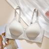 Sutiã Push-Up em Formato de Coração de Frango com Recorte em Renda Money Moment Respirável e Não Sufocante de Gel Anti-Queda Levantador Lingerie Sem Costura para Mulheres