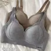 Ropa interior térmica cepillada sin costuras para mujer, Push-Up para pecho pequeño, Otoño e Invierno, Recogida lateral del pecho, Anticaída, Levantamiento, Soporte suave, Sujetador realzador