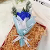 Día de la Madre Día de la Diosa Día de la Mujer Flor de Jabón Simulada Girasol Rosa Mini Ramo de Cómics Pequeño Regalo Recuerdo