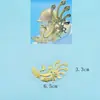 Nº 8 Pato DIY Grampo de Cabelo Flor Joia Adereço de Cabeça de Pato Acessórios de Metal Material Estilo Antigo Retrô Peça de Flor Asas