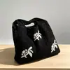 Nueva Bolsa de Punto Shein Transfronteriza con Diseño Vintage de Tortuga Hueca, Diseño de Nicho, Bolso de Hombro Grande de Viaje