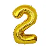 Balões de Folha de Alumínio Digitais Grandes Versão Americana 40 polegadas Embalados Individualmente Decorações de Aniversário Infantil Balões Flutuantes de Hélio