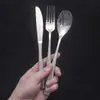 Cuchillo, Tenedor y Cuchara de Acero Inoxidable Martillado Estilo Coreano, Cuchara y Tenedor de Postre con Patrón de Diamante para Restaurante, Cuchillo y Tenedor para Filete Estilo Occidental, Juego de Cubiertos para Hotel