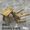 Taburete Pequeño de Madera Maciza, Taburete Pequeño Duradero para Uso Doméstico, Taburete Engrosado para Niños y Adultos, Taburete de Madera