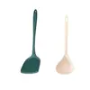 Utensilios de Cocina para el Hogar Espátula Antiadherente de Silicona Resistente a Altas Temperaturas Espátula Herramientas de Cocina Espátula de Silicona de Grado Alimenticio Cuchara de Sopa