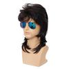 Peluca Punk Rocker de Disfraz de Halloween Transfronteriza en Stock Peluca de Fiesta Elegante Disco