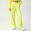 Pantalones Deportivos de Secado Rápido para Mujer al Aire Libre para Running y Fitness Otoño Pantalones Largos Holgados con Caída Versátiles Adelgazantes Rectos Casuales