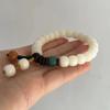 Pulsera Bodhi Tallada Calabaza Blanca Tang Ocho Bordes Raíz de Bodhi Weathered Cuentas de Buda Pulsera de Mano Wen Jugar Joyería Accesorios