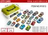 Carrinho de Brinquedo de Liga Metálica Transfronteiriço Veículo de Puxar para Meninos, Modelo de Corrida Realista Mini Carro 6,8 cm Carrinho de Brinquedo