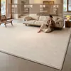 Alfombra de sala de estar en color crema estilo vintage, lavable y limpiable con paño, alfombra de dormitorio estilo retro chino, alfombra para mesa de café, engrosada y antideslizante